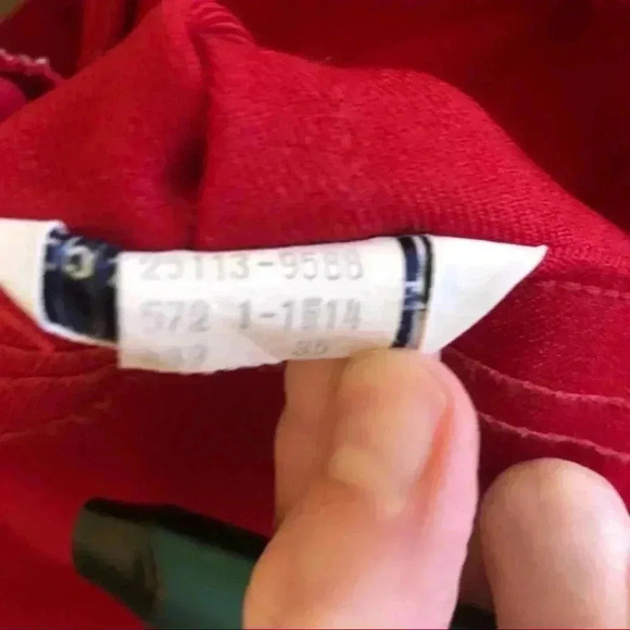 Levi’s Vintage Polyester Red Trousers - Picture 5 of 6